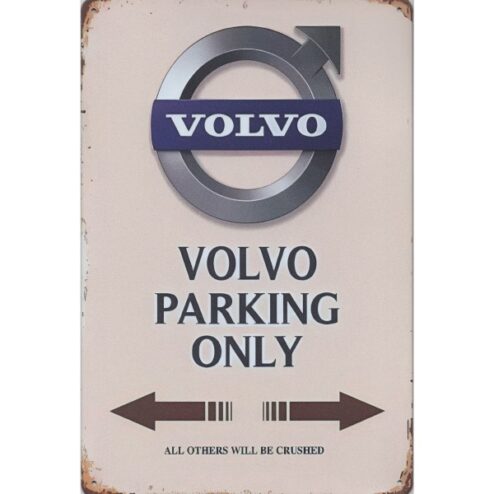 Volvo Parking - metalen bord