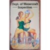 Watercraft Inspection - metalen bord