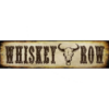 Whiskey Row - metalen bord