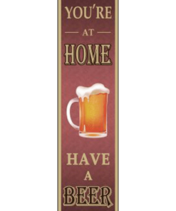 You are at Home - metalen bord