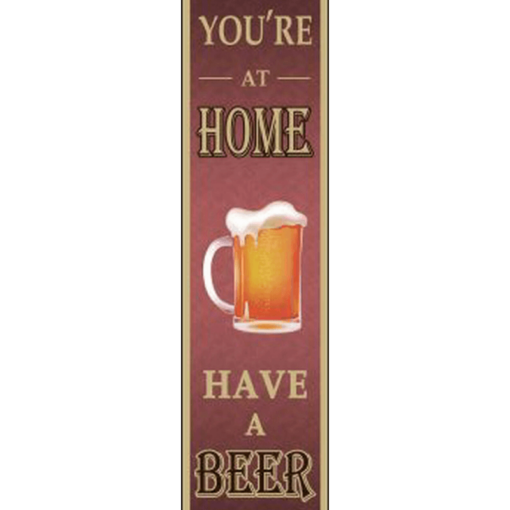 You are at Home - metalen bord