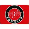 Zundapp Logo Red - metalen bord