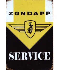 Zundapp Service - metalen bord