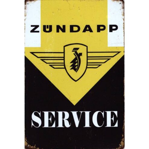 Zundapp Service - metalen bord