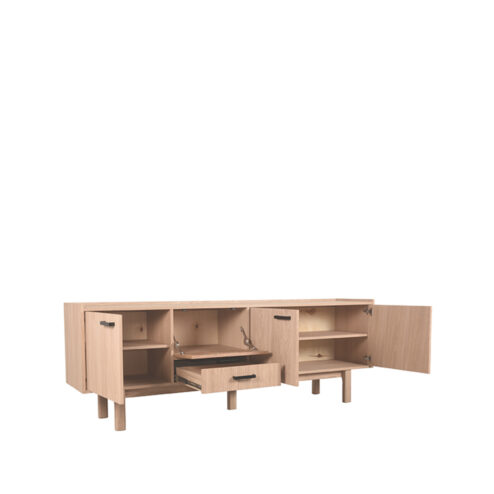 Dressoir Kraven Naturel Eikenhout 220cm