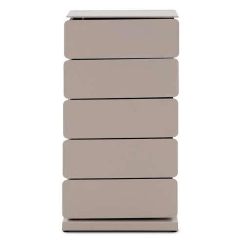 Rodman industrieel Schoenenkast 5 lade Taupe metaal