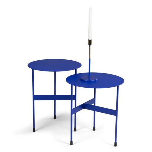 Miles Laag Bijzettafel Blauw 40cm