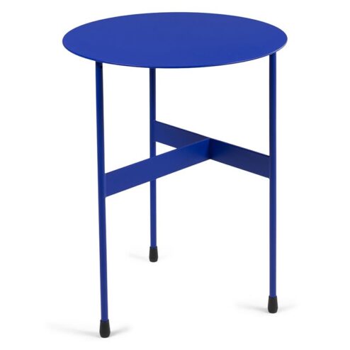 Miles Hoog Bijzettafel Blauw 45cm