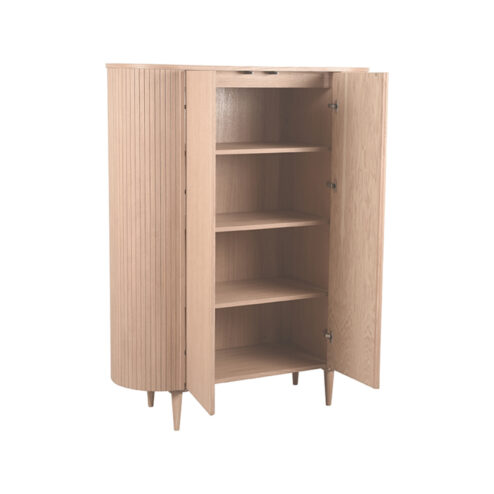 Wandkast Niko Naturel Eikenhout 125cm