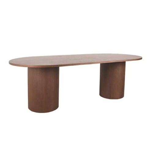 Eettafel Jonah walnoot Eikenhout ovaal 240cm