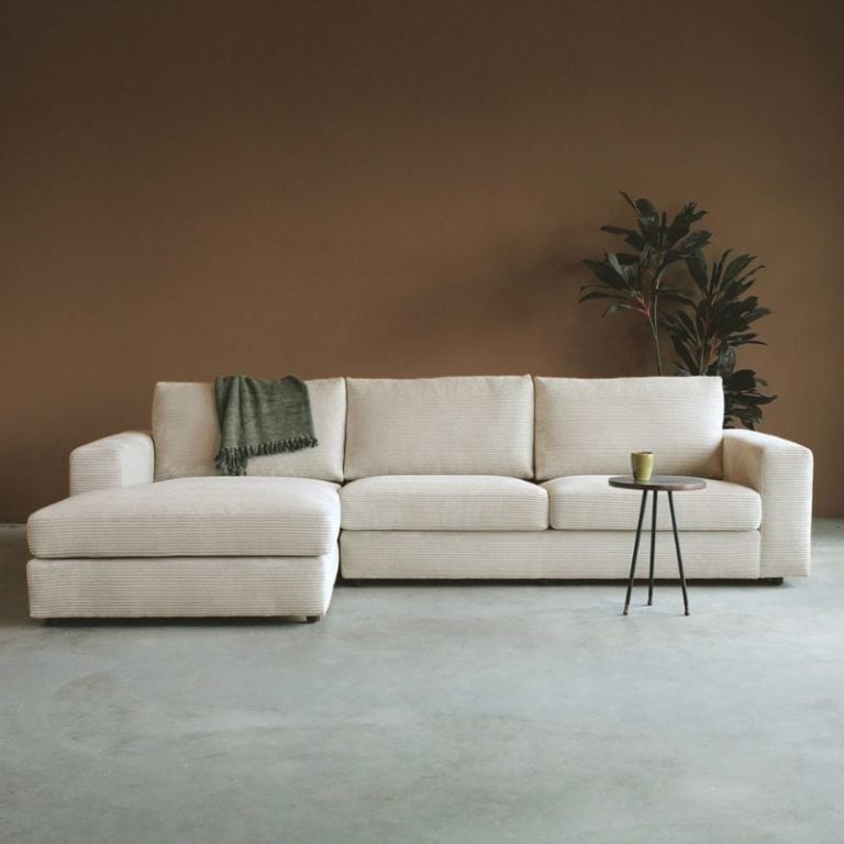 3 Zitsbank Chaise Longue Salford Grijs l Lease voor €47,95 p/m 3 Zitsbank Chaise Longue Salford Grijs l Lease voor €47,95 p/m