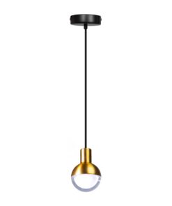 James 1-lichts hanglamp goud