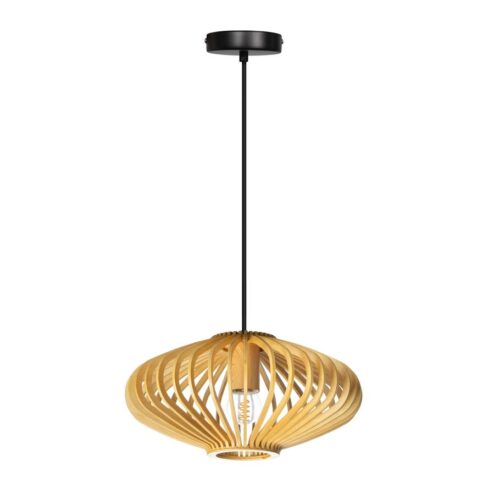 Tess 1-lichts Hanglamp hout