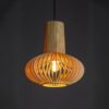 Tess 1-lichts Hanglamp hout bol