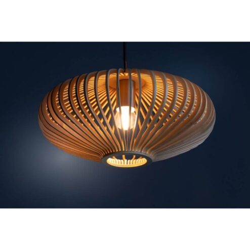 Tess 1-lichts plafondlamp hout 30cm