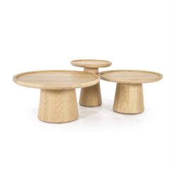Lamar Bijzettafel naturel 46 cm