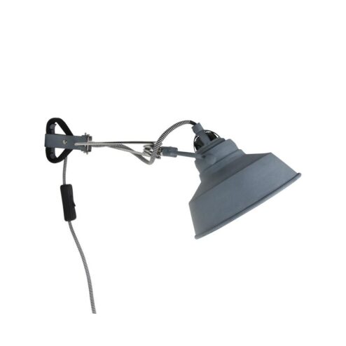 Ross 1-lichts Wandlamp Grijs