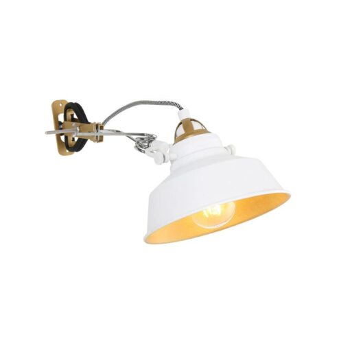 Ross 1-lichts Wandlamp Wit