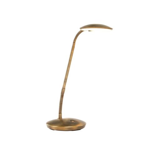 Coraline 1-lichts Bureaulamp Brons