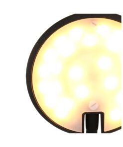 Coraline 1-lichts Bureaulamp Zwart
