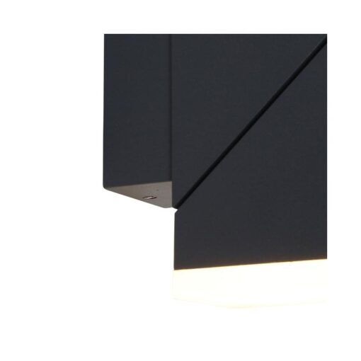 Nick 2-lichts Buitenlamp Wand Zwart inclusief lichtbron