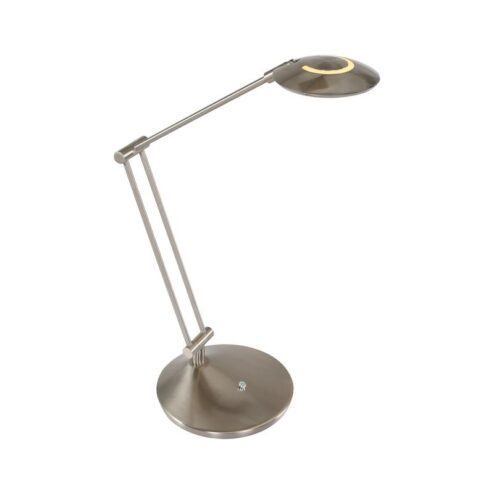 Jim 1-lichts Bureaulamp Staal