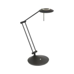 Jim 1-lichts Bureaulamp Zwart