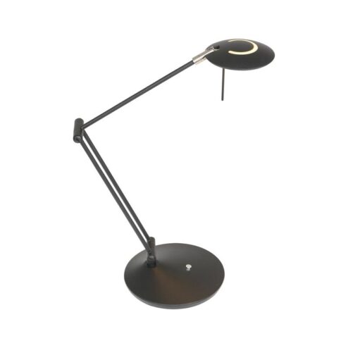 Jim 1-lichts Bureaulamp Zwart