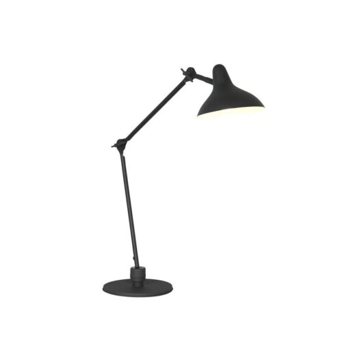 Gijs 1-lichts Bureaulamp Zwart