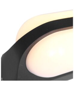 Cesar 2-lichts Buitenlamp Zwart inclusief lichtbronnen