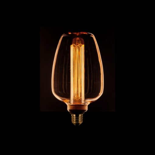 Led lamp Kooldraad Uniek smal 11cm E27 Amber 3 standen