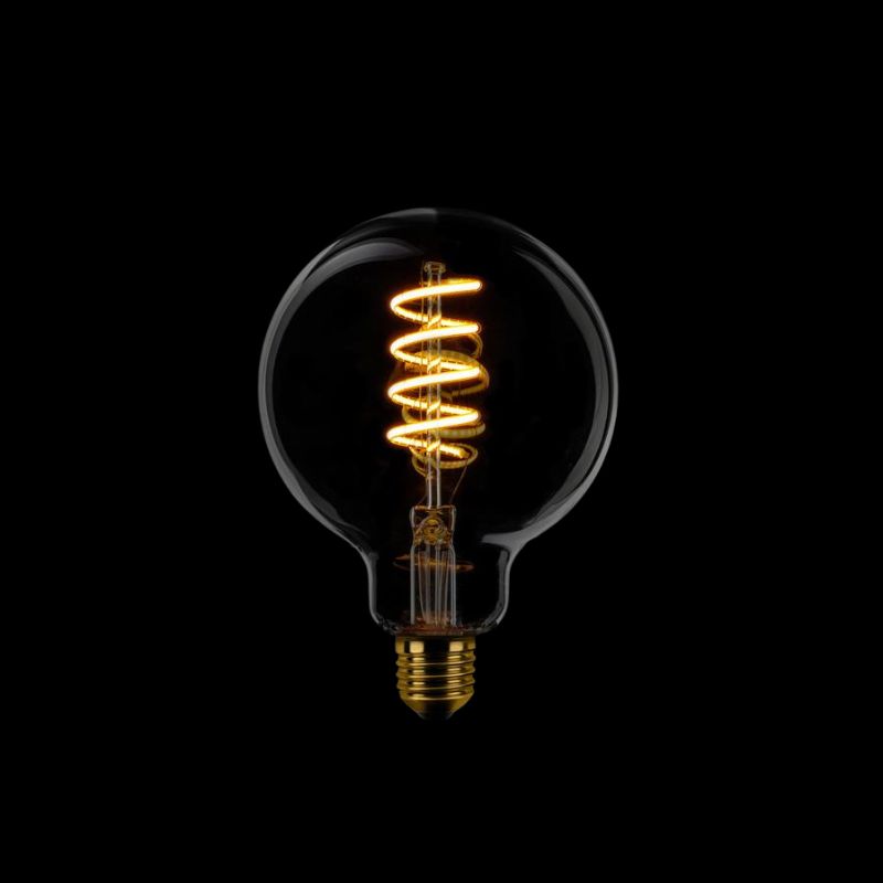 Led lamp Spiraal Rond 12,5cm E27 Smoke
