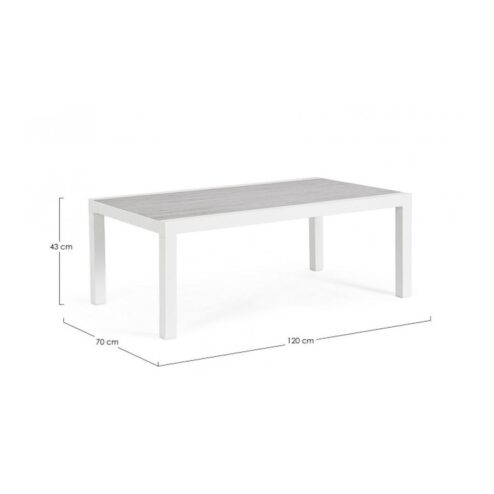 Moreno Tuin Salontafel 120cm wit