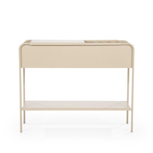 Amy Sidetable taupe metaal 95cm