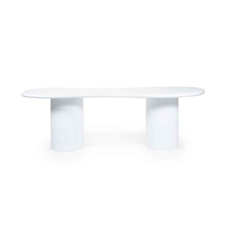 Mai Organische Eettafel wit 200 cm