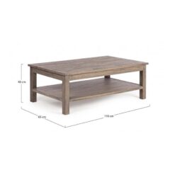 Jose buiten Salontafel Mangohout 110cm