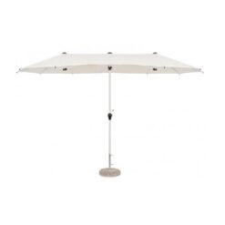 Gimli Dubbele Parasol 2x4m wit