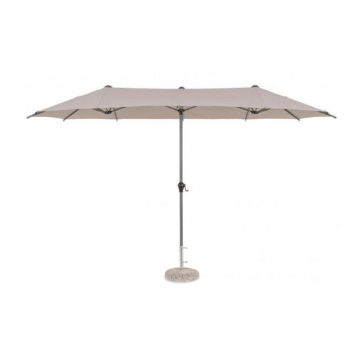 Gimli Dubbele Parasol 2x4m grijs