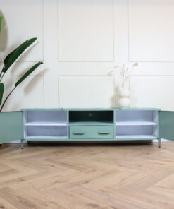 Figue tv meubel olijfgroen metaal 200cm