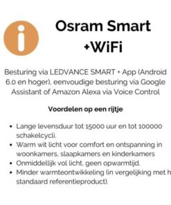 Led lamp Kooldraad druppel Osram Smart+WiFi Meerkleurig