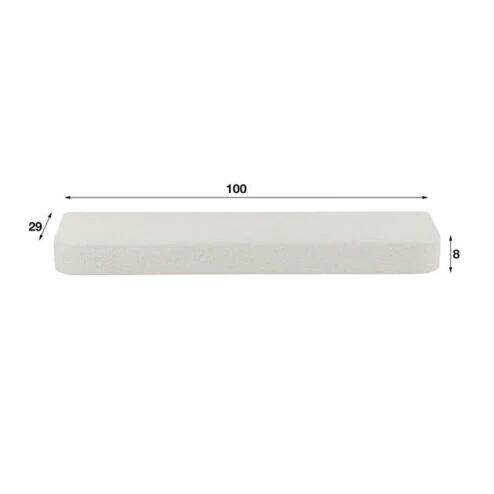 Vega Wandplank Wit marmer composiet 100cm