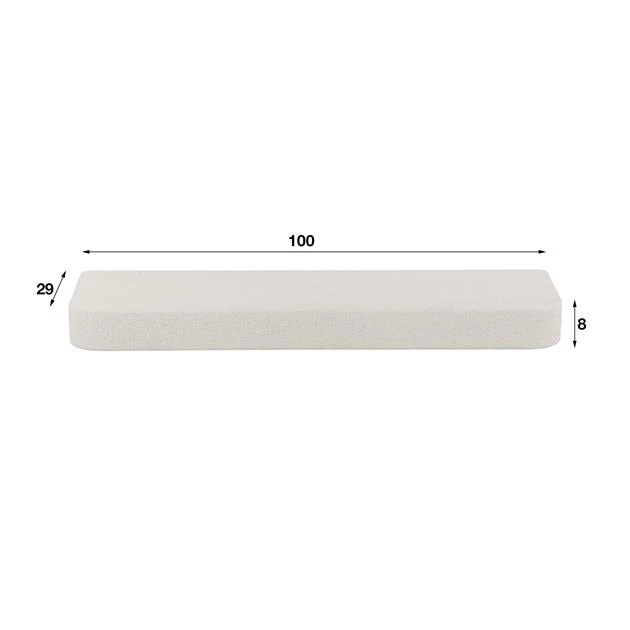 Vega Wandplank Wit marmer composiet 100cm
