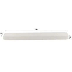 Vega Wandplank Wit marmer composiet 150cm