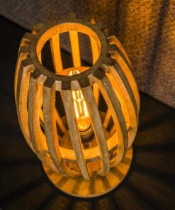 Vincent 1-lichts Tafellamp Mangohout