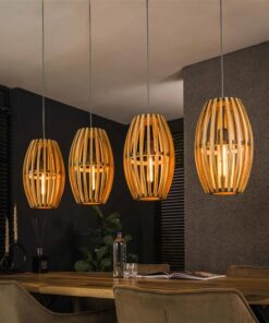 Vincent 4-lichts Hanglamp Mangohout