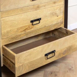 Britt Ladenkast 3 lades mangohout 80cm