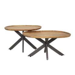 Fredo Salontafel set van 2 Acaciahout