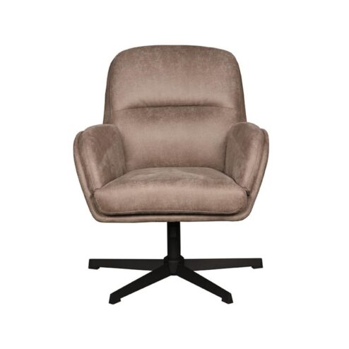 Moss Fauteuil Taupe Micro Suede