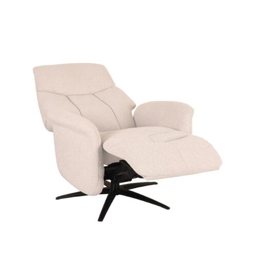 Oslo Fauteuil Naturel Boucle Elektrisch