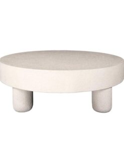 Loraine Salontafel rond Wit 110cm